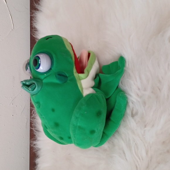 Vintage frog king hand puppet crazy eyes pretend play - Picture 3 of 11